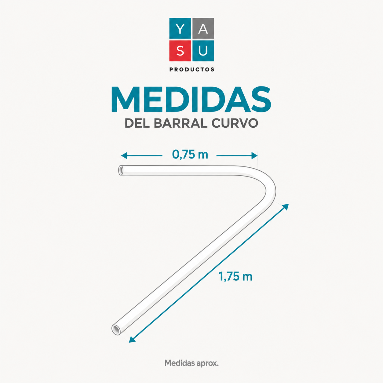 Medida barral curvo